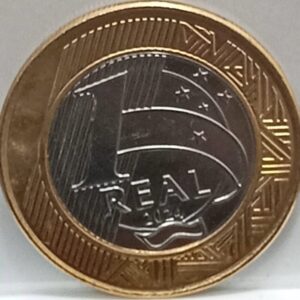 Moneda 1Real Brasil 2024