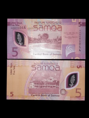 BILLETE POLIMERO SAMOA 5 TALA